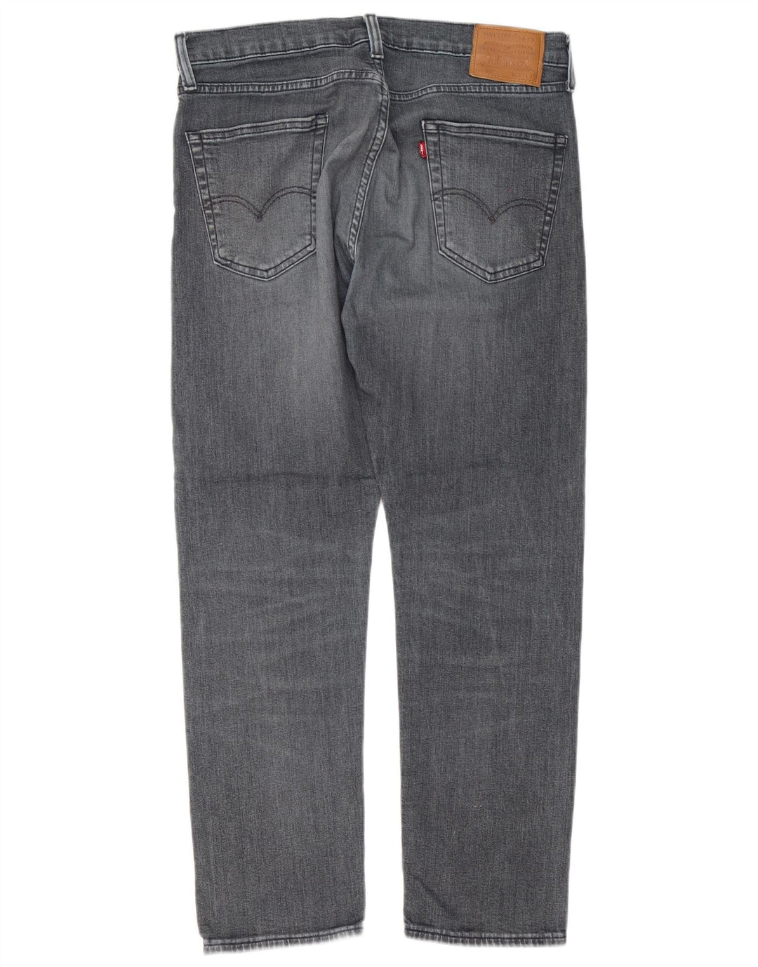 Levi's Mens 502 Tapered Jeans W33 L30 Grey Cotton