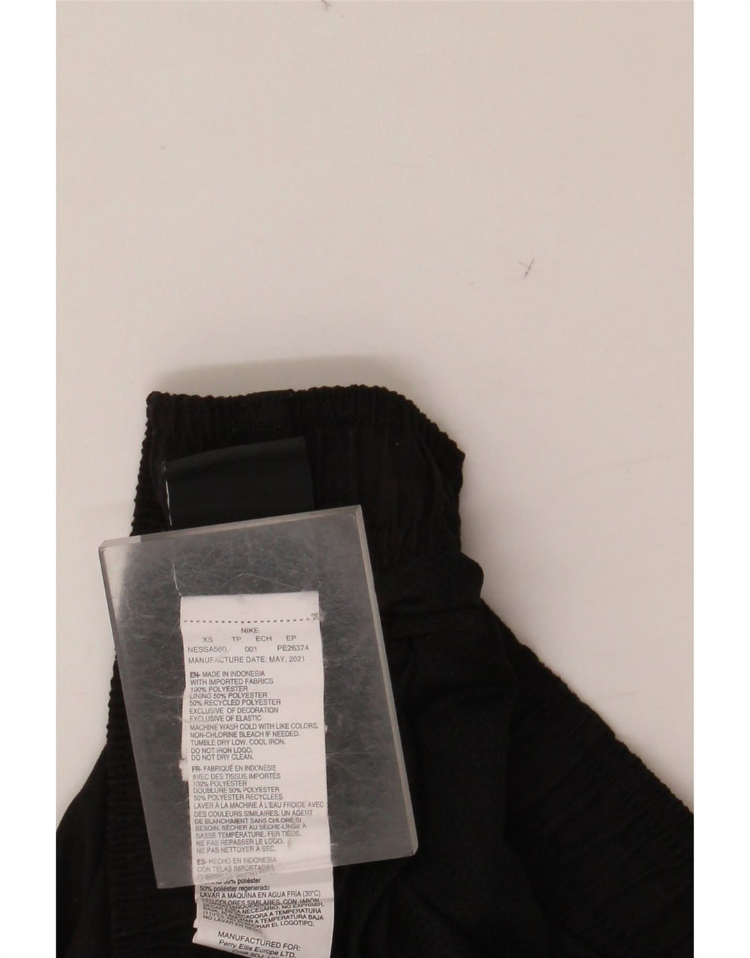 NIKE Womens Sport Shorts UK 4 XS  Black Polyester