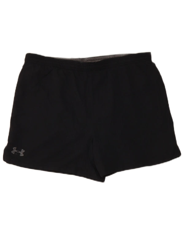 UNDER ARMOUR Mens Sport Shorts Large  Black Polyester