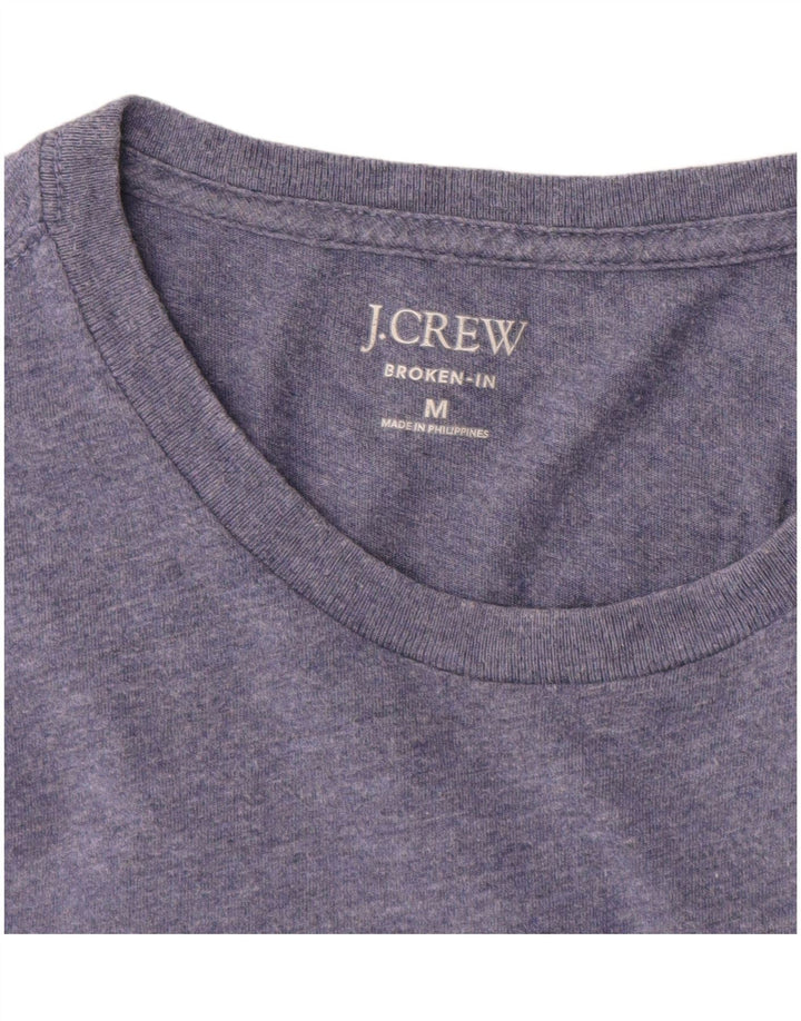 J. Crew Womens Broken In T-Shirt Top Medium Blue Flecked Cotton