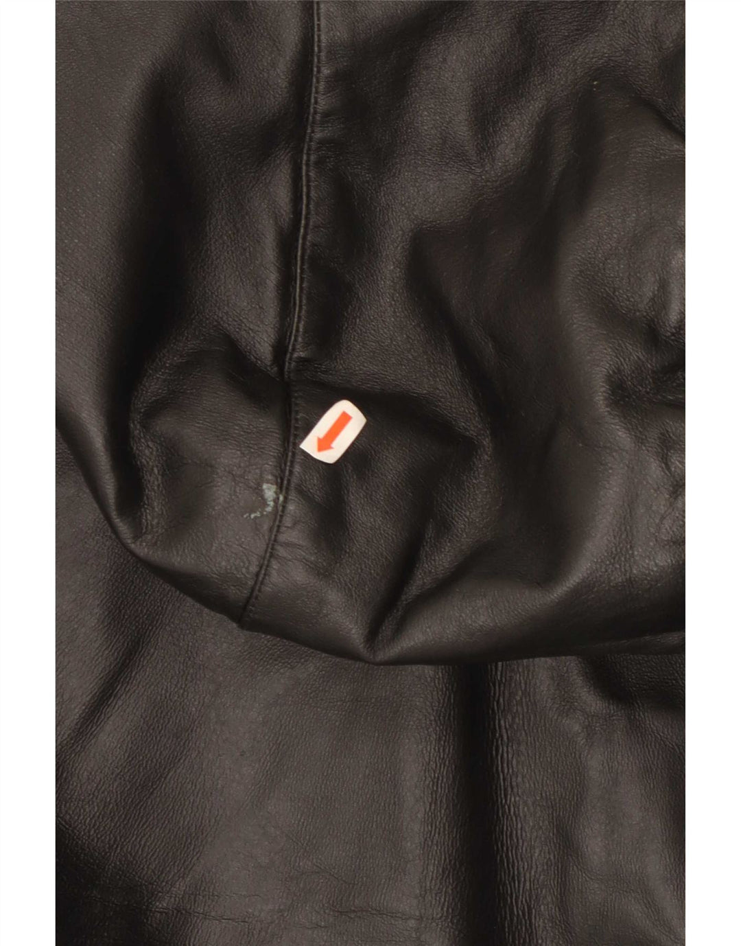 Vintage Mens Hooded Leather Jacket IT 54 2XL Black