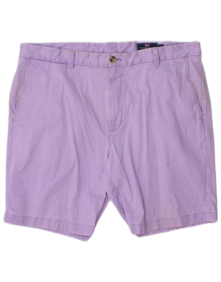 VINEYARD VINES Mens Chino Shorts W38 XL Purple Cotton