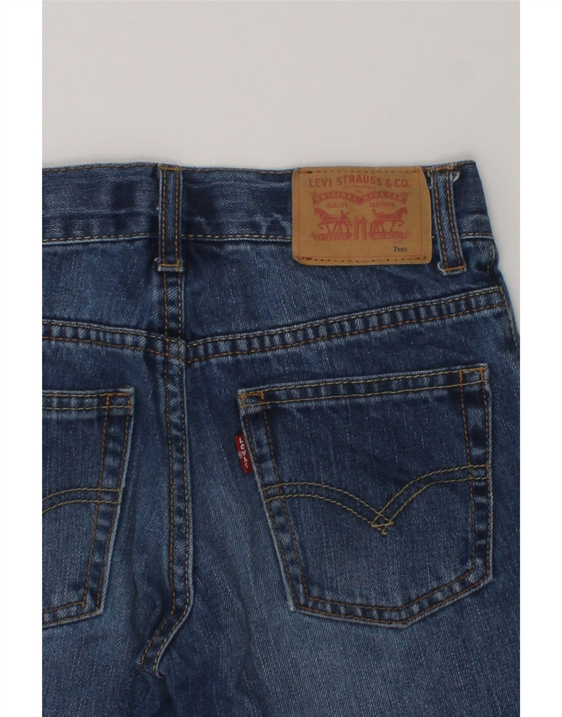 LEVI'S Boys 505 Straight Jeans 6-7 Years W22 L20 Blue Cotton | Vintage Levi's | Thrift | Second-Hand Levi's | Used Clothing | Messina Hembry 