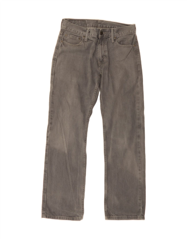 LEVI'S Womens 514 Slim Straight Jeans W30 L30 Grey Cotton Vintage Levi's and Second-Hand Levi's from Messina Hembry 