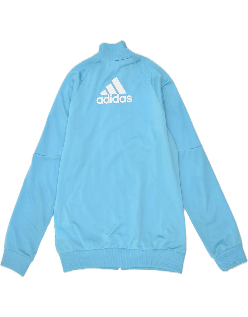 ADIDAS Boys Graphic Tracksuit Top Jacket 14-15 Years Blue Polyester | Vintage Adidas | Thrift | Second-Hand Adidas | Used Clothing | Messina Hembry 