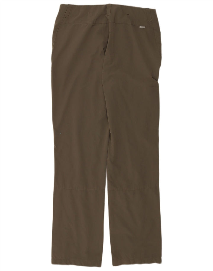Rohan Womens Straight Trousers UK 12 Medium W30 L31 Khaki Polyamide