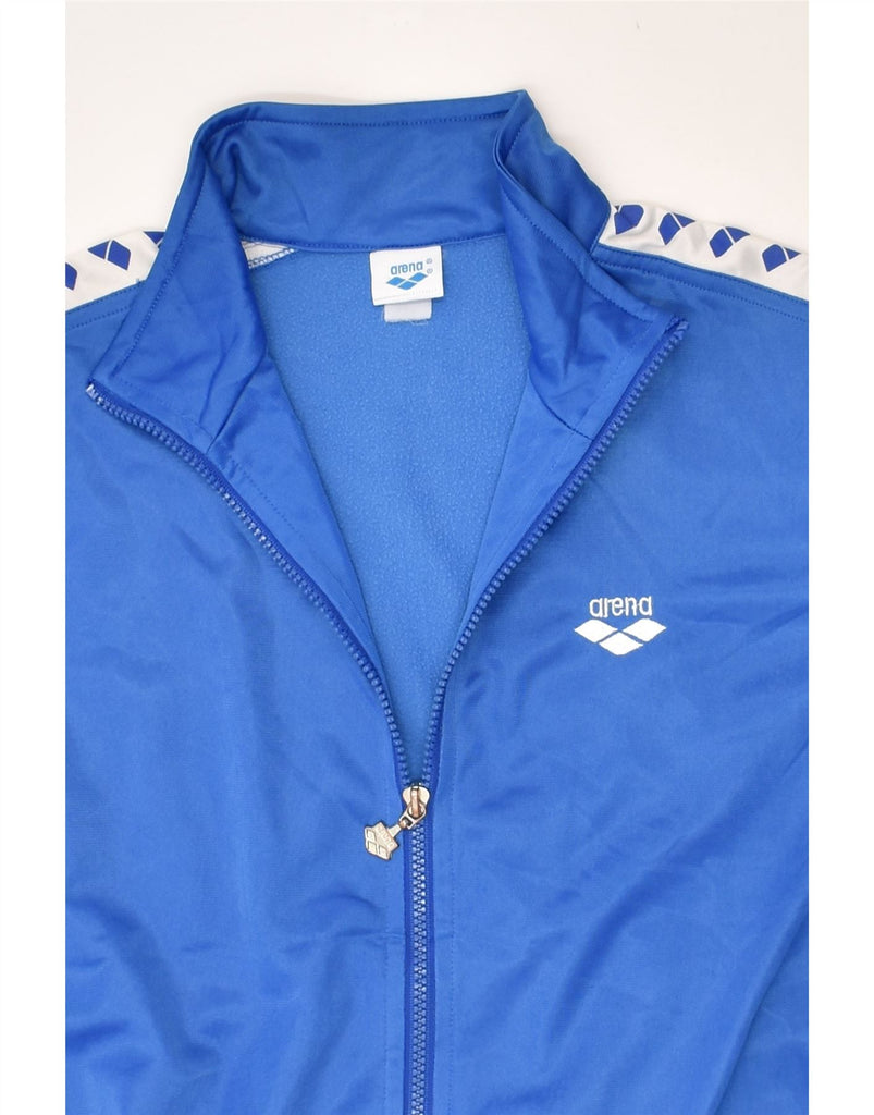 ARENA Boys Tracksuit Top Jacket 14-15 Years Blue Polyester | Vintage Arena | Thrift | Second-Hand Arena | Used Clothing | Messina Hembry 