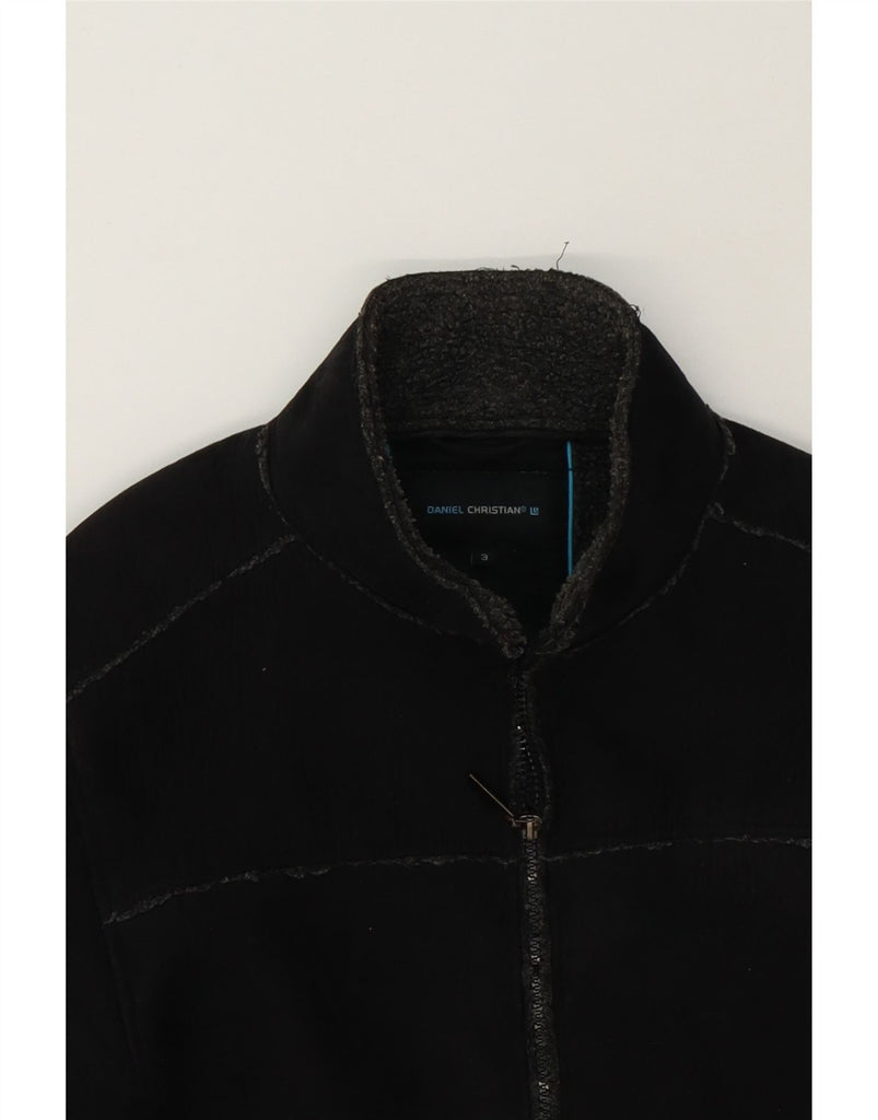 VINTAGE Mens Bomber Jacket UK 40 Large Black Vintage Vintage and Second-Hand Vintage from Messina Hembry 