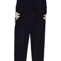 Kappa Boys Graphic Tracksuit Trousers 11-12 Years Navy Blue Polyester