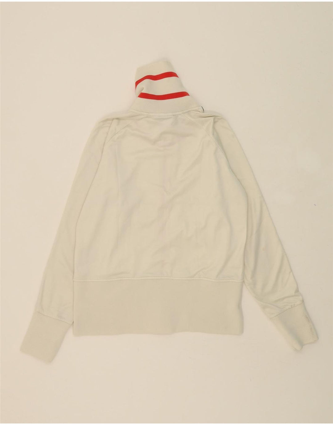 DIADORA Womens Tracksuit Top Jacket UK 16 Large White Polyester Vintage Diadora and Second-Hand Diadora from Messina Hembry 