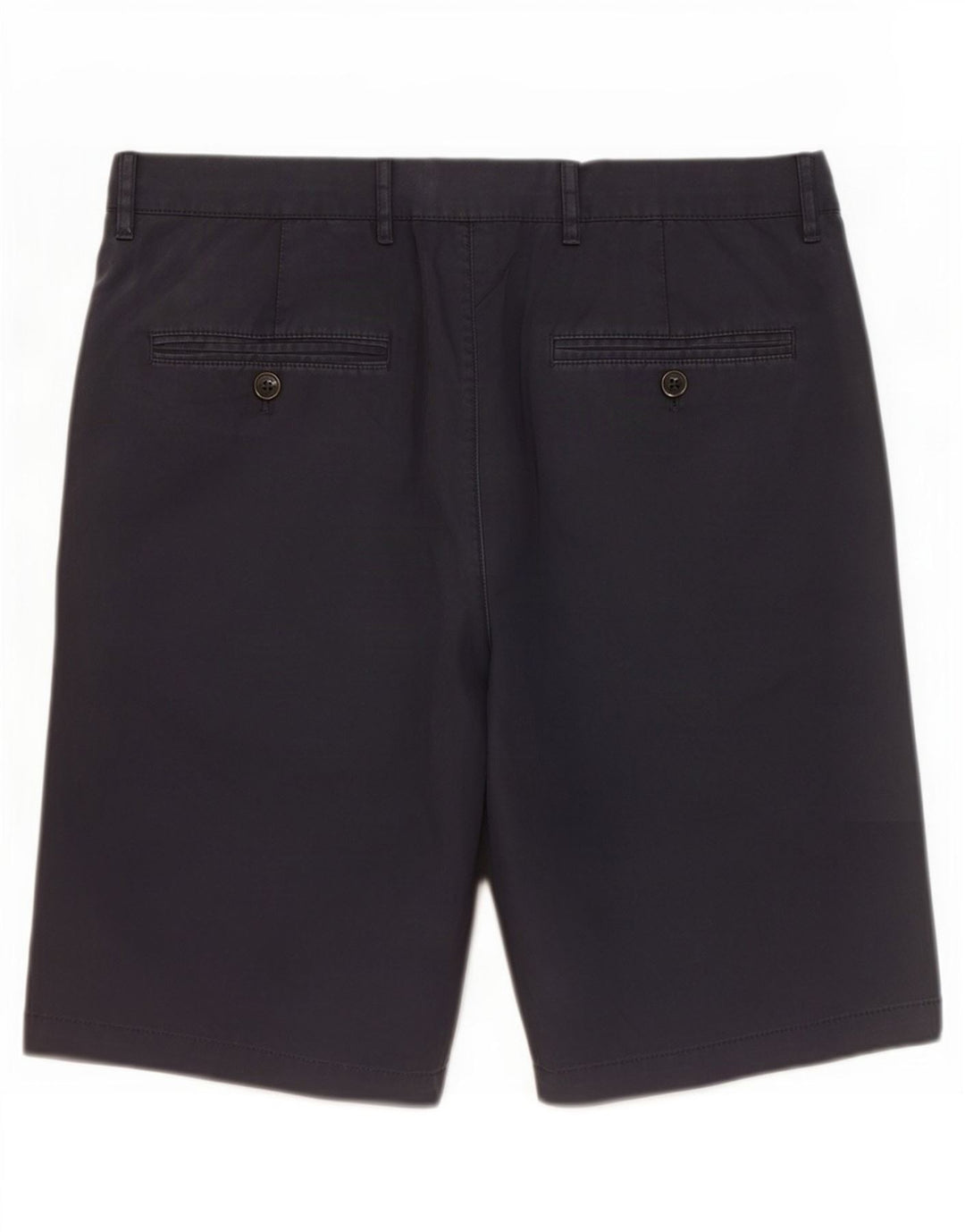 Marks & Spencer Mens Chino Shorts W32 Medium Navy Blue Cotton