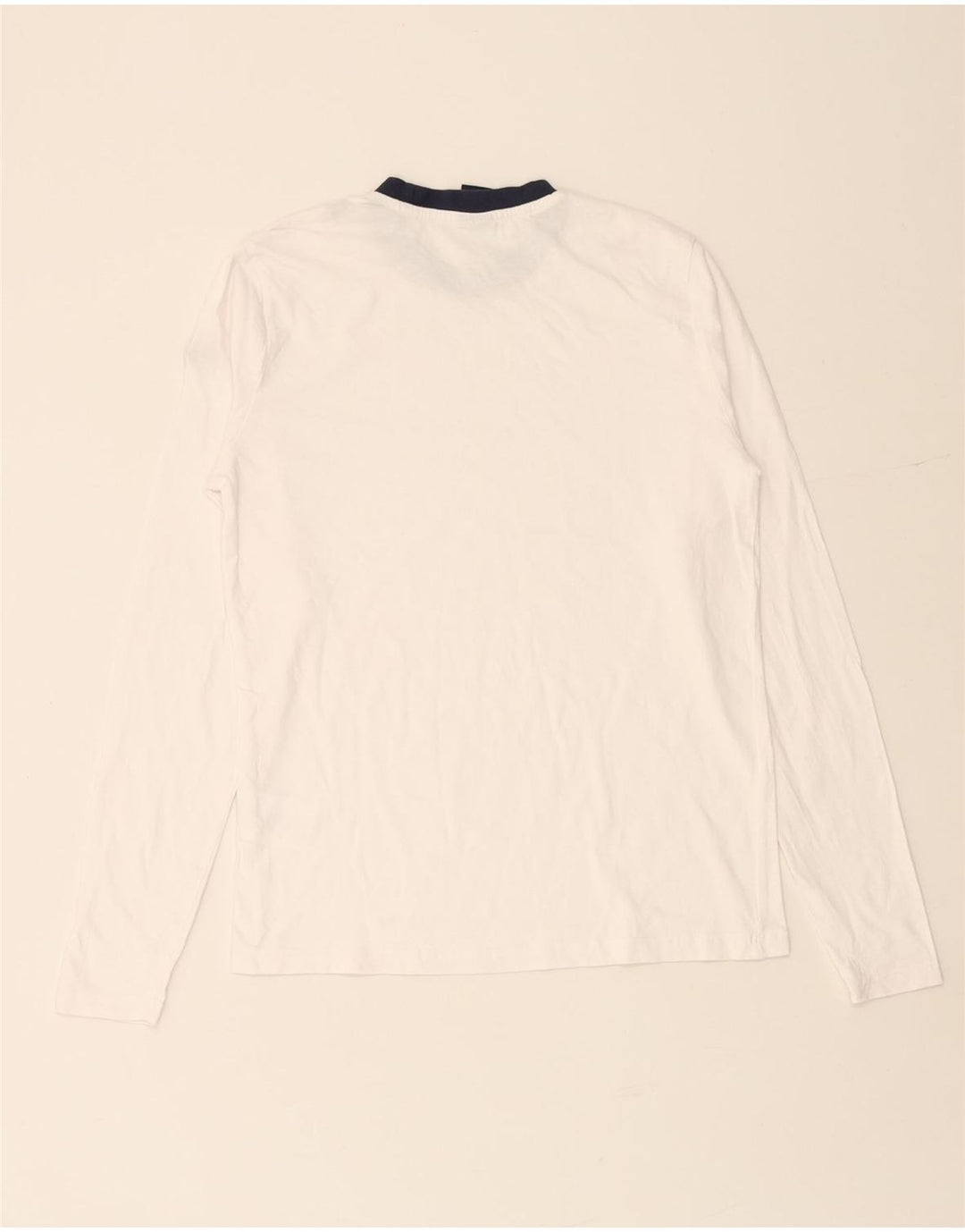 NORTH SAILS Mens Top Long Sleeve XS White Cotton