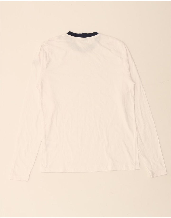 NORTH SAILS Mens Top Long Sleeve XS White Cotton