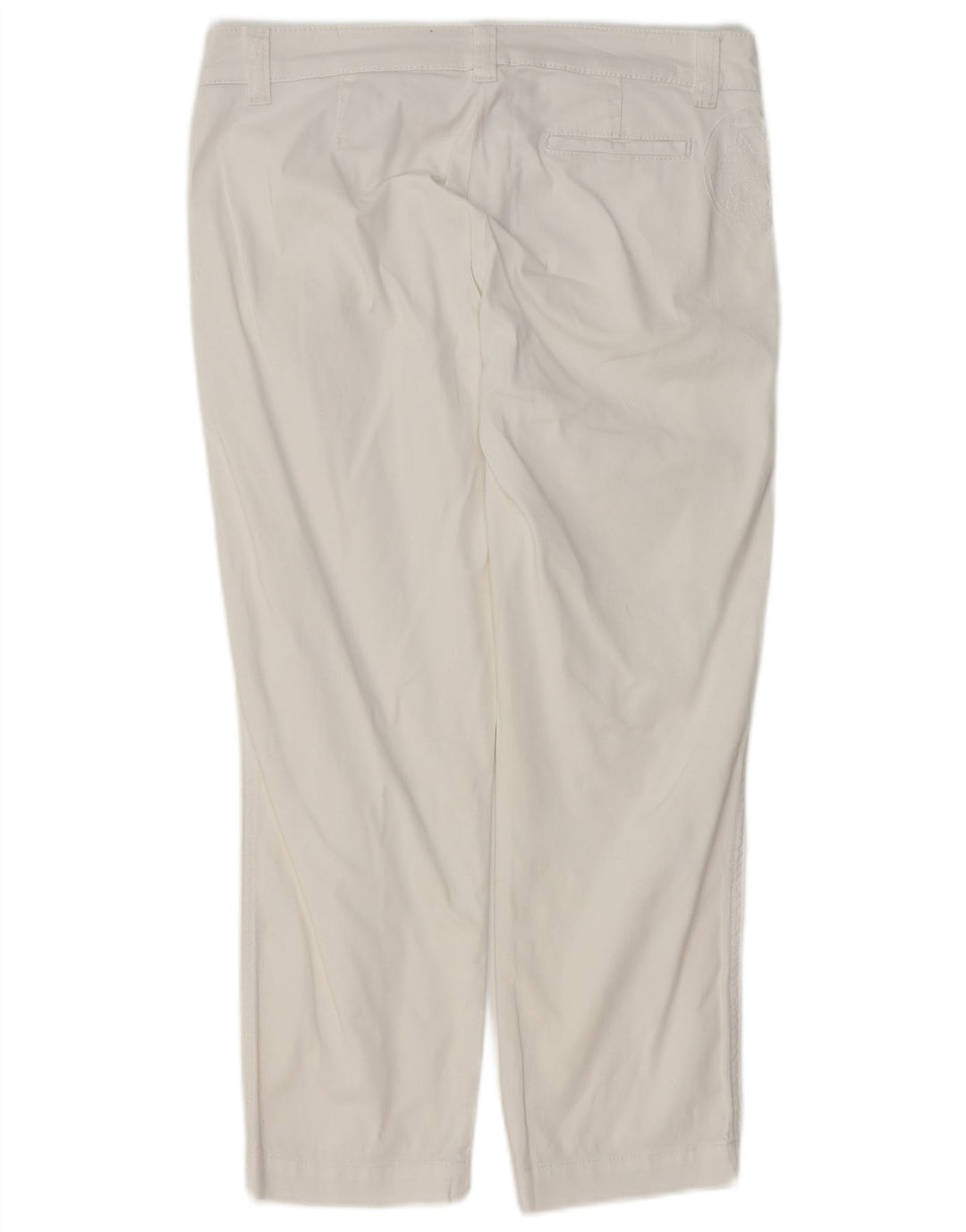 NORTH SAILS Womens Straight Cropped Trousers EU 42 Large W32 L24 White