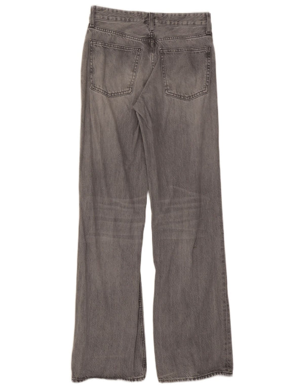 Zara Womens Bootcut Jeans EU 36 XS W26 L33 Grey Cotton