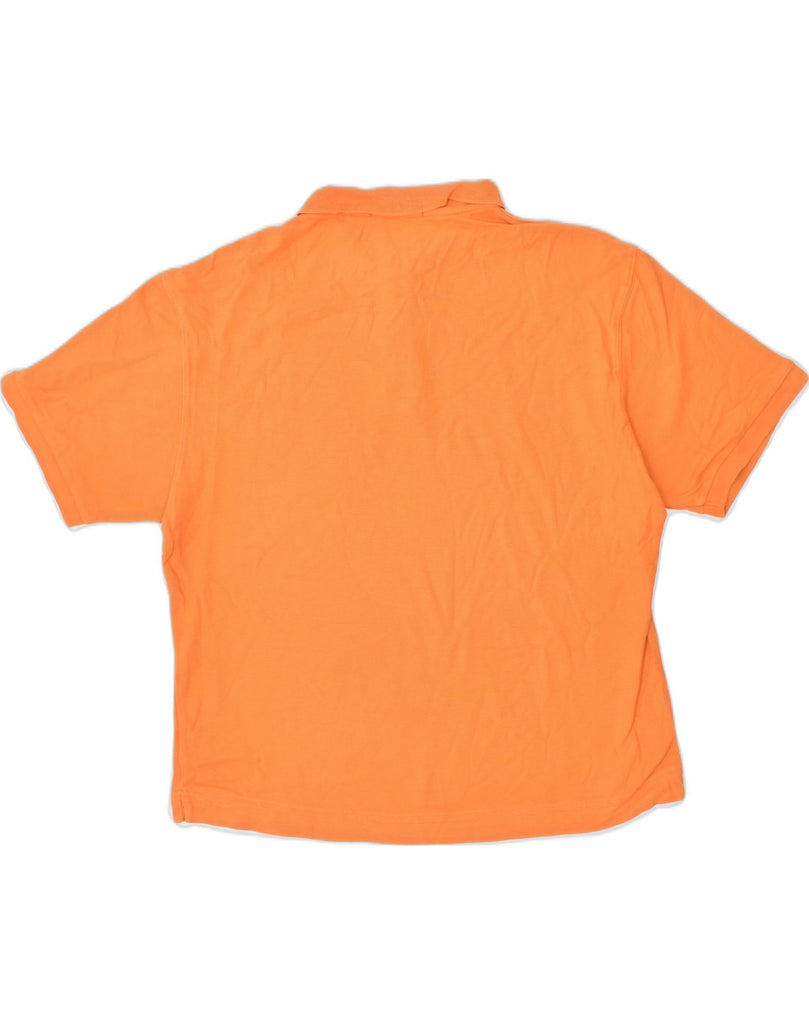 FILA Mens Polo Shirt Medium Orange Cotton | Vintage | Thrift | Second-Hand | Used Clothing | Messina Hembry 