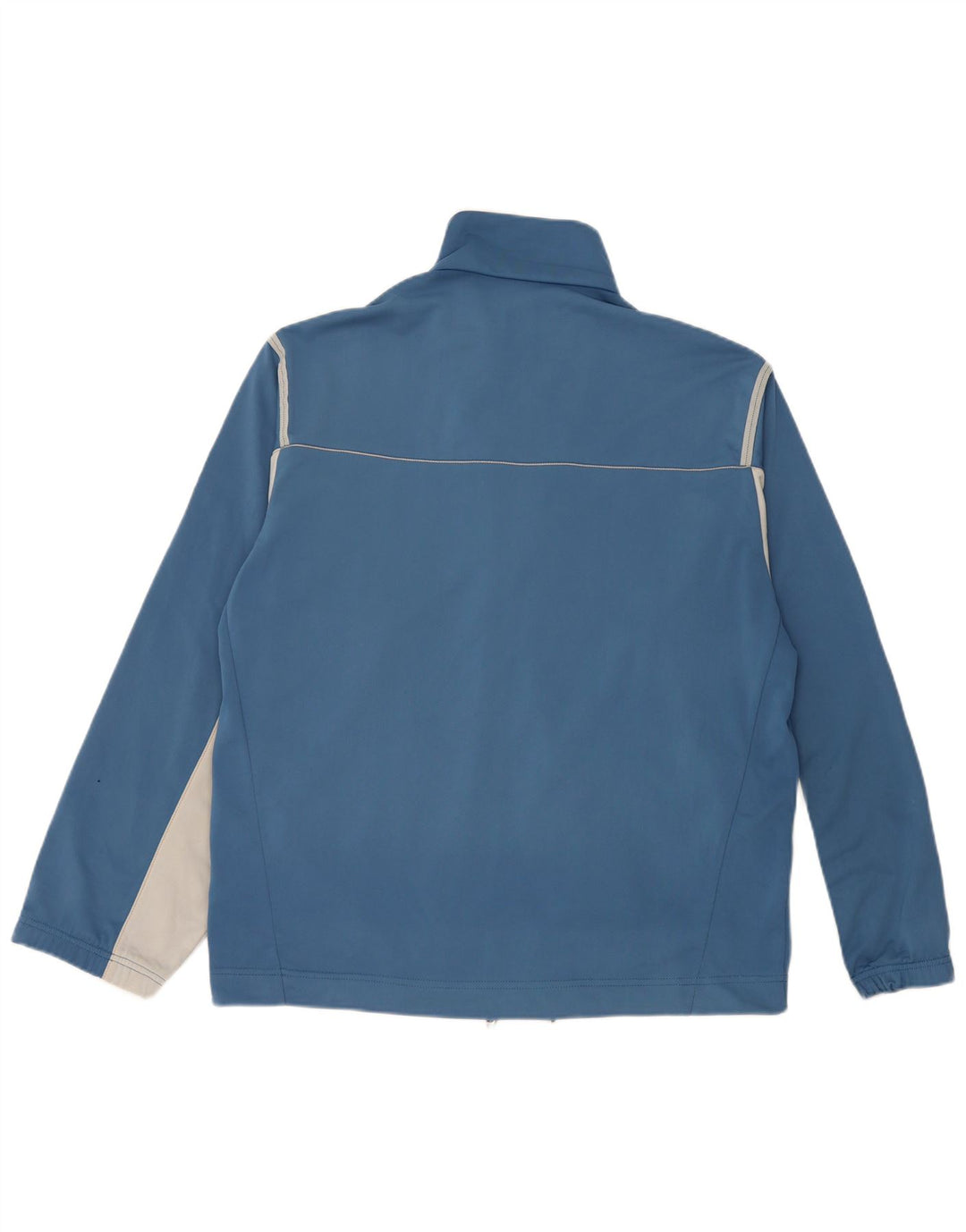Fila Mens Tracksuit Top Jacket IT 46/48 Small Blue Colourblock Polyester