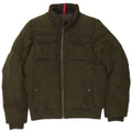 Tommy Hilfiger Mens Padded Jacket UK 38 Medium Green Polyester
