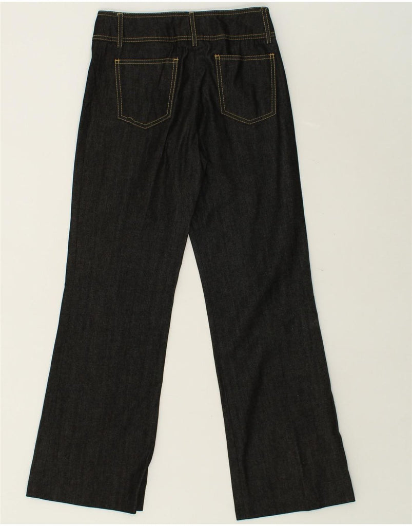 KAREN MILLEN Womens Straight Chino Trousers US 8 Medium W27 L28 Black | Vintage Karen Millen | Thrift | Second-Hand Karen Millen | Used Clothing | Messina Hembry 