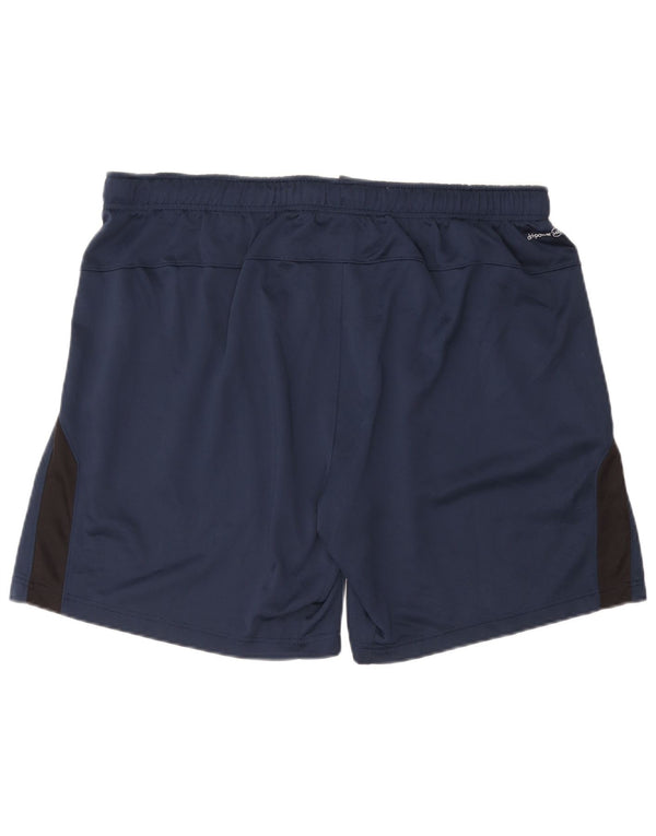 Russell Athletic Mens Dri-Power Sport Shorts 2XL Navy Blue Colourblock