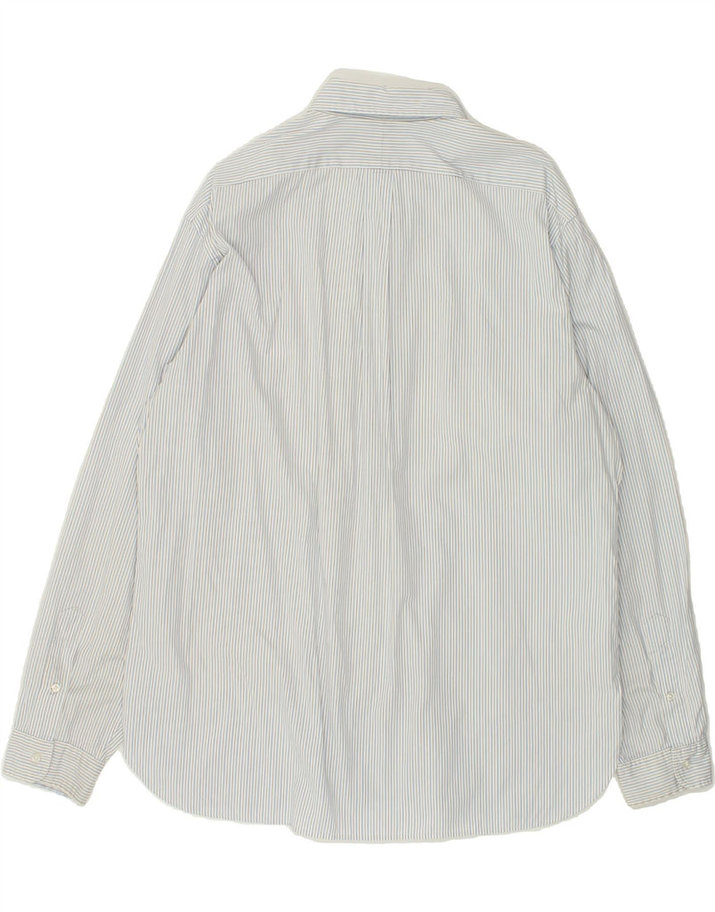 RALPH LAUREN Mens Shirt Size 17 XL Blue Pinstripe Cotton | Vintage Ralph Lauren | Thrift | Second-Hand Ralph Lauren | Used Clothing | Messina Hembry 