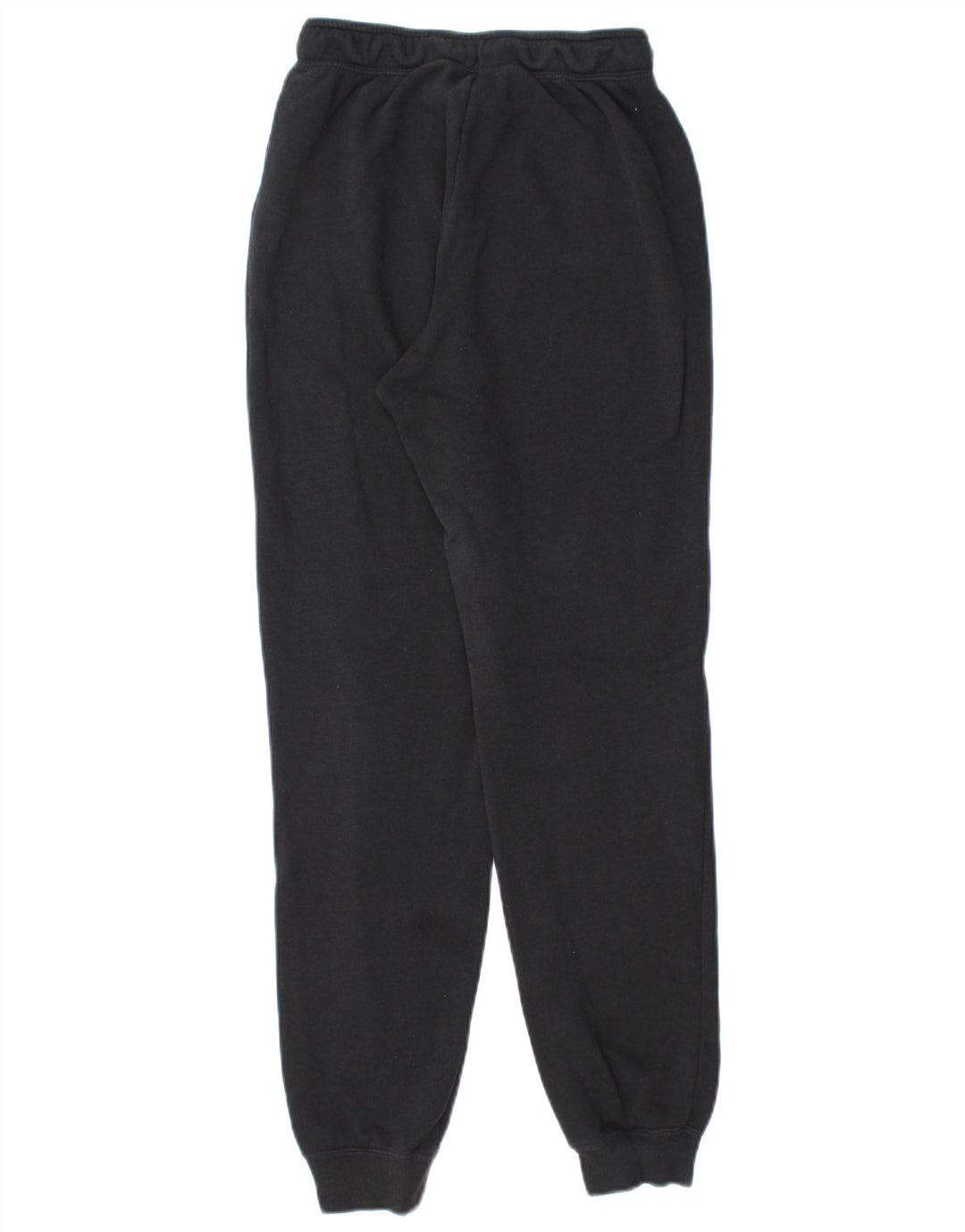 NIKE Womens Graphic Tracksuit Trousers Joggers UK 4 XS Black Cotton