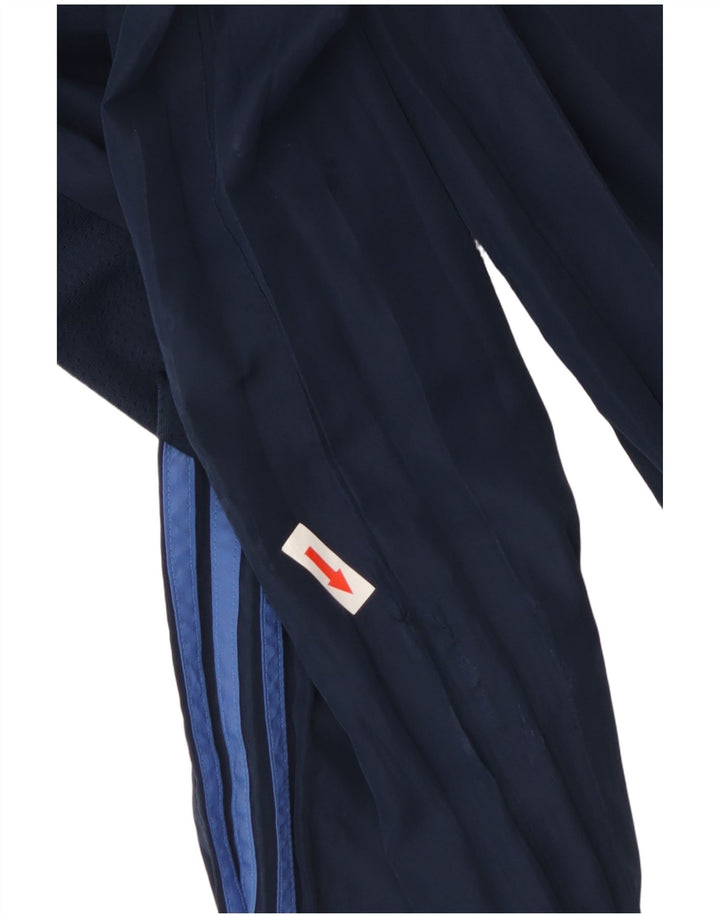 Adidas Mens Tracksuit Trousers Joggers Medium  Navy Blue Polyester