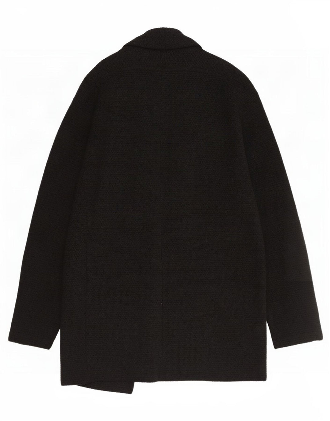 Zara Mens Longline Open Cardigan Sweater XL Black