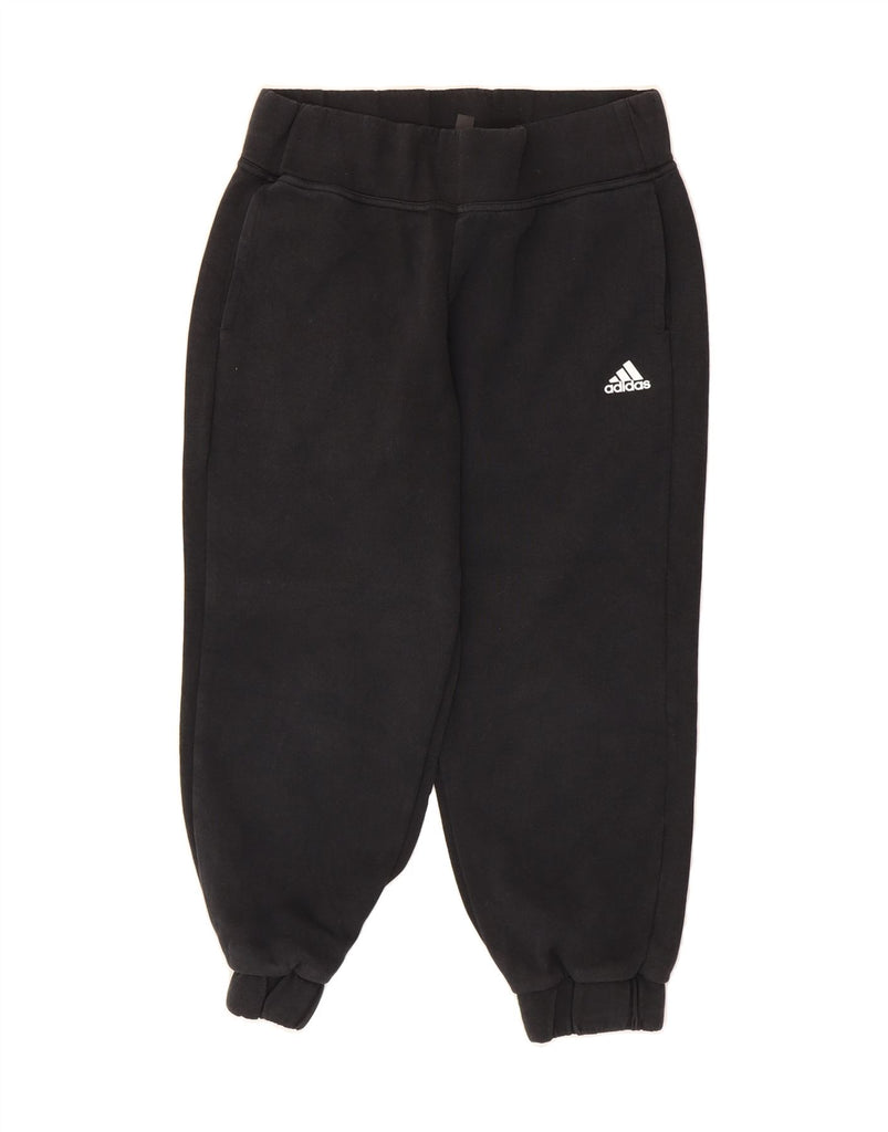 ADIDAS Womens Tracksuit Trousers Joggers UK 16/18 Large  Black Cotton Vintage Adidas and Second-Hand Adidas from Messina Hembry 