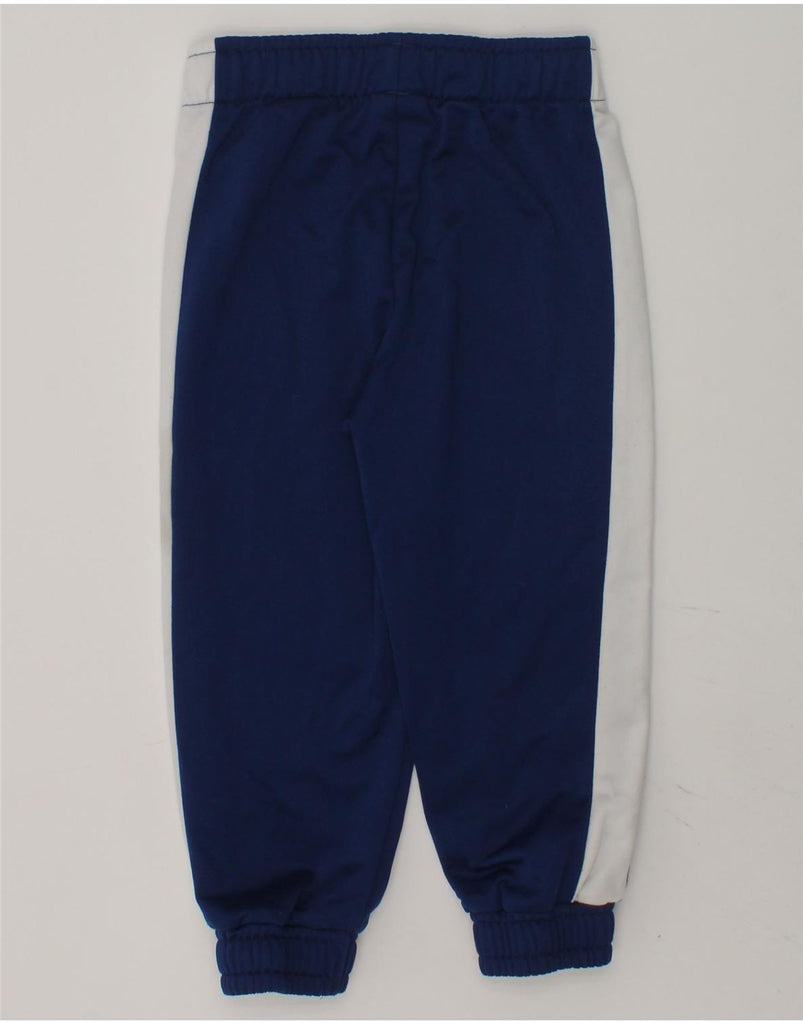 PUMA Boys Tracksuit Trousers Joggers 2-3 Years Navy Blue Colourblock | Vintage Puma | Thrift | Second-Hand Puma | Used Clothing | Messina Hembry 