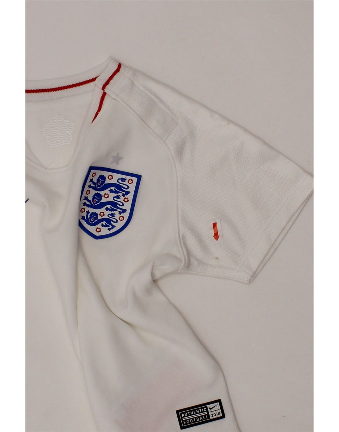 NIKE Baby Boys England T-Shirt Top 12-18 Months White Polyester