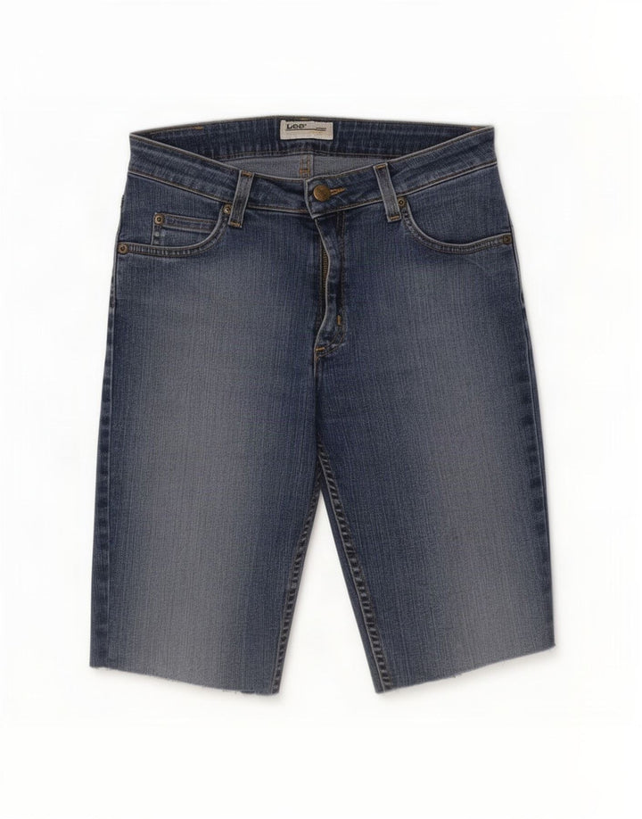 Lee Womens Cameron Denim Shorts W30 Medium Blue Cotton