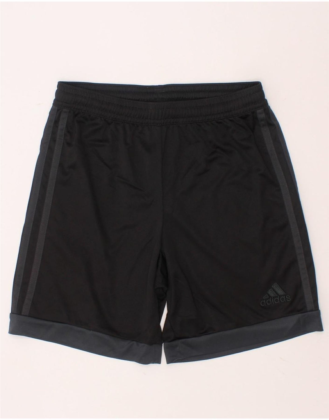 ADIDAS Boys Climacool Sport Shorts 9-10 Years  Black Polyester Vintage Adidas and Second-Hand Adidas from Messina Hembry 