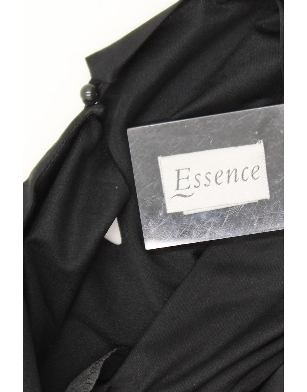 VINTAGE Womens Long Sleeve Maxi Dress UK 16/18 Large Black Polyester Vintage Vintage and Second-Hand Vintage from Messina Hembry 