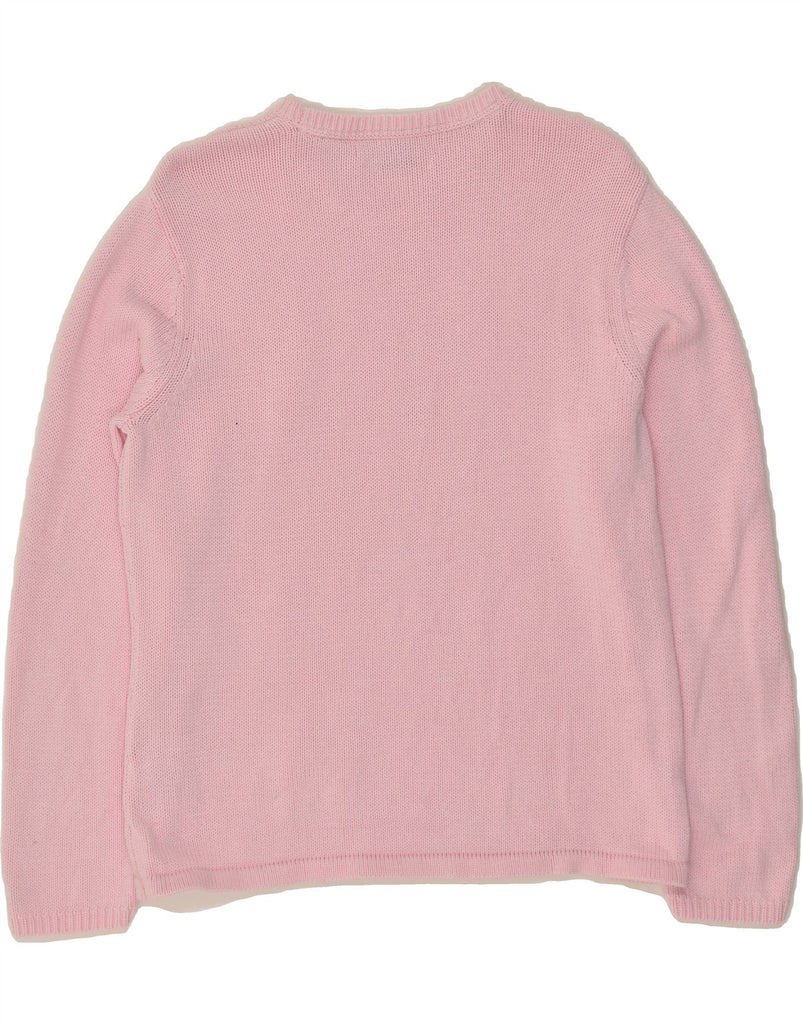 TOMMY HILFIGER Womens Crew Neck Jumper Sweater UK 18 XL Pink Cotton | Vintage Tommy Hilfiger | Thrift | Second-Hand Tommy Hilfiger | Used Clothing | Messina Hembry 