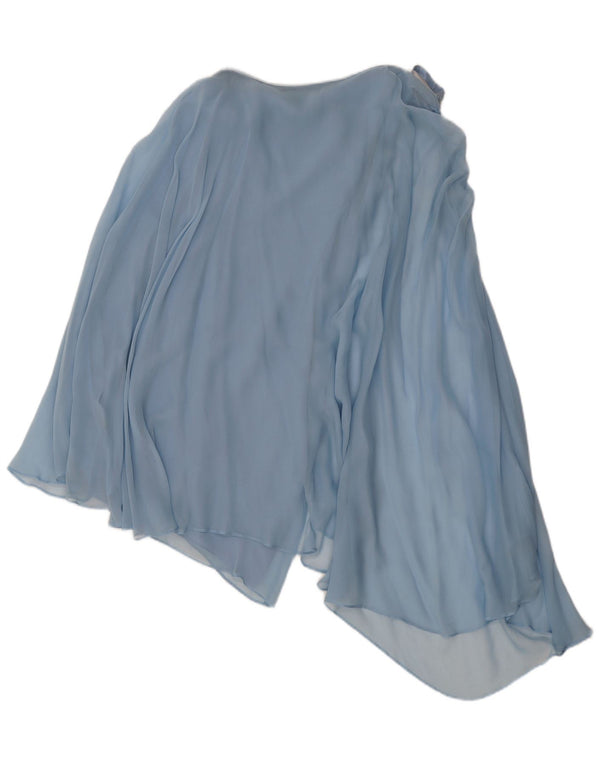 Vintage Womens Asymmetrical Skirt W30 Medium Blue