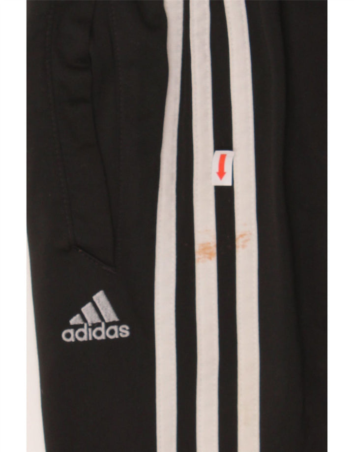 ADIDAS Boys Clima 365 Tracksuit Trousers 13-14 Years  Black Polyester Vintage Adidas and Second-Hand Adidas from Messina Hembry 