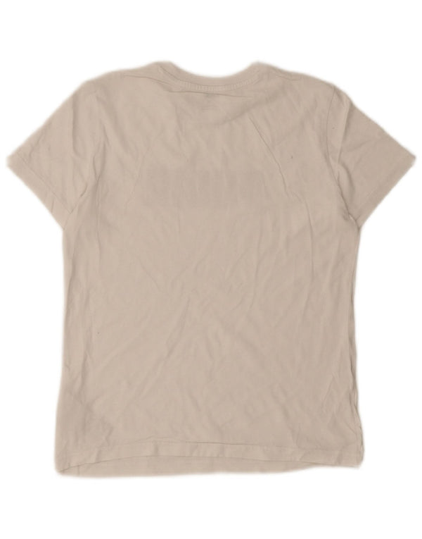 Puma Boys Graphic T-Shirt Top 13-14 Years White Cotton