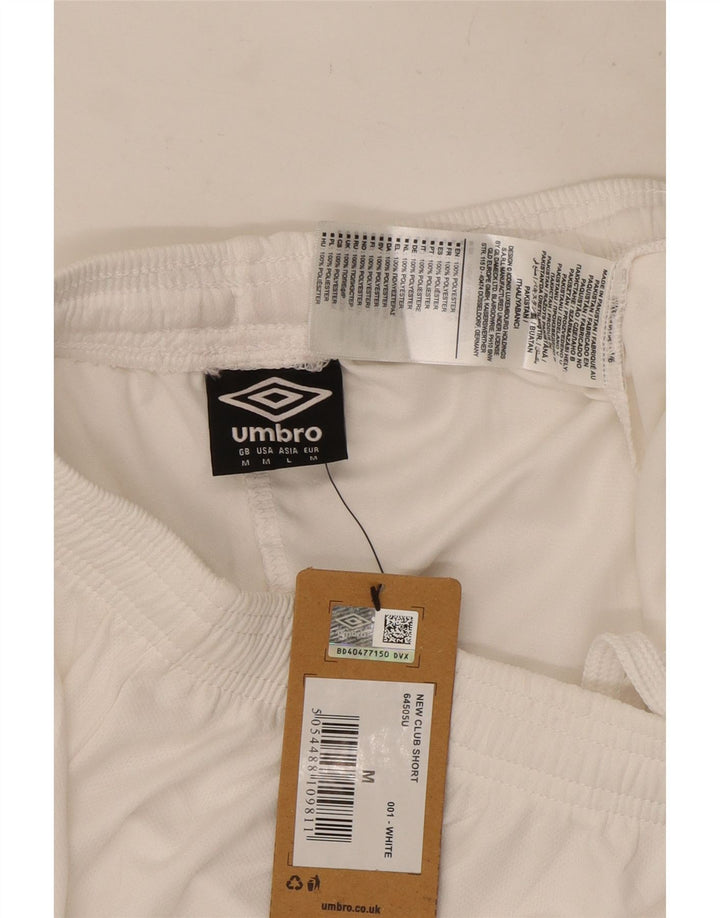 Umbro Mens West Ham United F.C Sport Shorts Medium  White Polyester