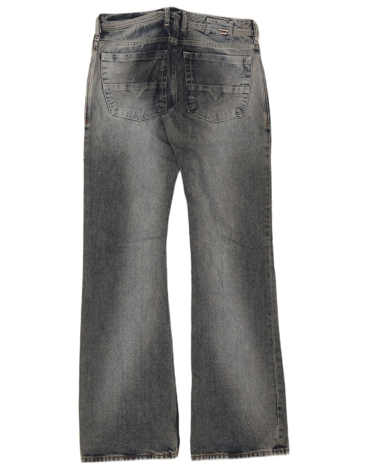 Diesel Womens Flared Jeans W30 L34 Blue Cotton