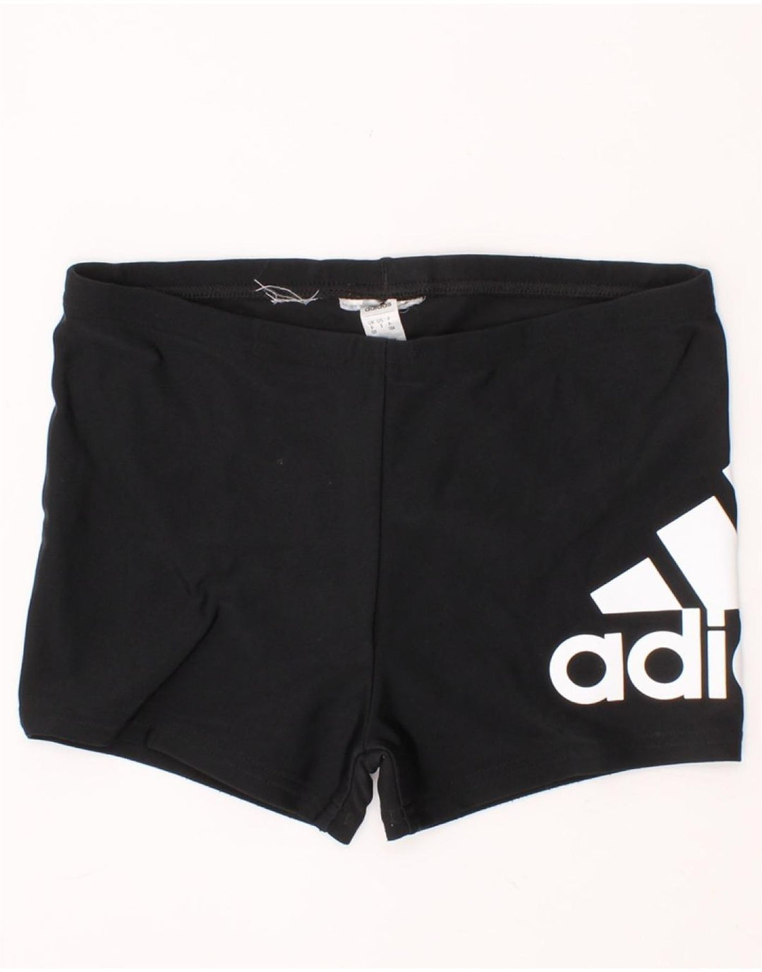 ADIDAS Boys Graphic Sport Shorts 9-10 Years Black Vintage Adidas and Second-Hand Adidas from Messina Hembry 
