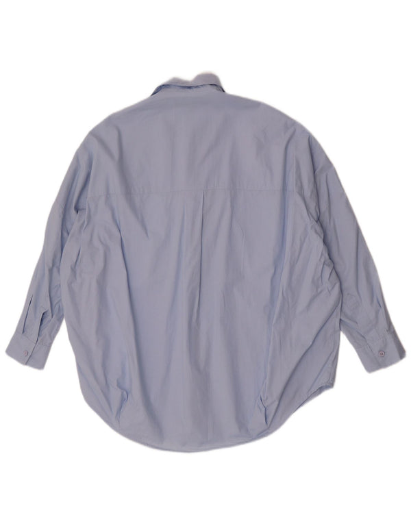 French Connection Womens 3/4 Sleeve Pullover Shirt UK 10 Small Blue