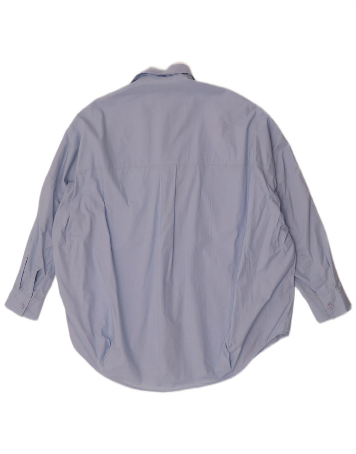 French Connection Womens 3/4 Sleeve Pullover Shirt UK 10 Small Blue