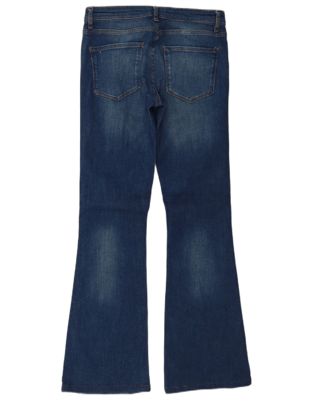 Zara Womens Flared Jeans EU 38 Small W28 L32 Blue Cotton