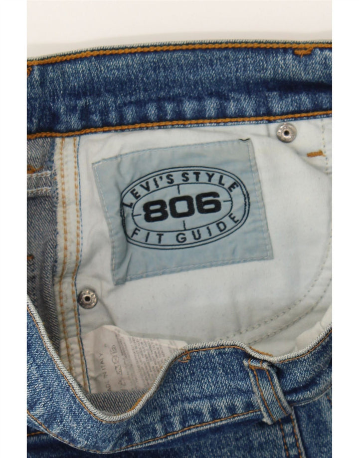 LEVI'S Womens High Rise Capri Jeans W33 L22 Blue Cotton Vintage Levi's and Second-Hand Levi's from Messina Hembry 