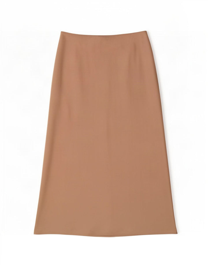 Topshop Womens Maxi Skirt UK 14 Large W36 Beige Polyester
