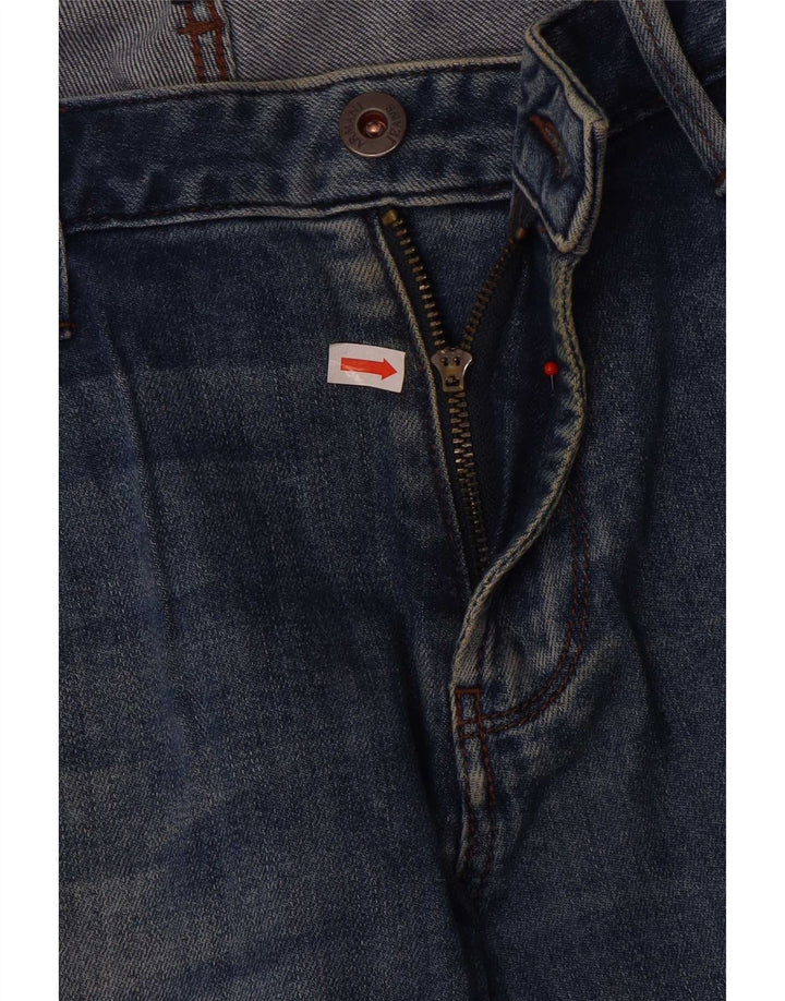 Armani Mens Slim Jeans W34 L34 Blue Cotton