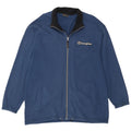 Champion Mens Graphic Tracksuit Top Jacket Large Blue Cotton