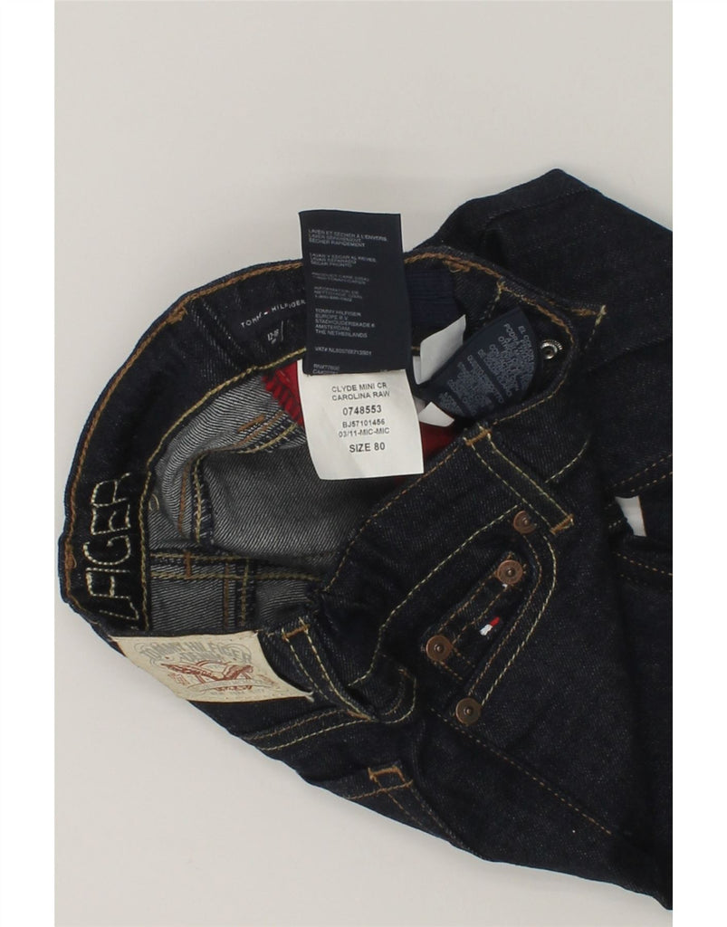 TOMMY HILFIGER Baby Boys Straight Jeans 9-12 Months W22 L11 Navy Blue | Vintage Tommy Hilfiger | Thrift | Second-Hand Tommy Hilfiger | Used Clothing | Messina Hembry 