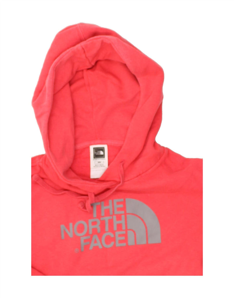 THE NORTH FACE Womens Graphic Hoodie Jumper UK 14 Medium Pink | Vintage The North Face | Thrift | Second-Hand The North Face | Used Clothing | Messina Hembry 